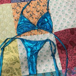 Turquoise bikini